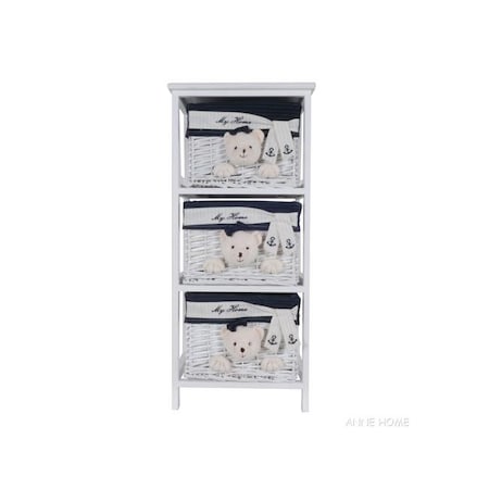 Old Modern Handicrafts Old Modern Handicrafts AB018 3 Portable Drawers AB018